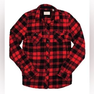 Weatherproof Vintage Ladies Flannel Shirt Size: XL  Color: Red and Black